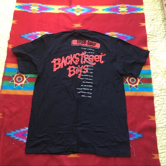 Vintage 1998 Backstreet Boys Concert Tour Shirt M - Picture 6 of 8
